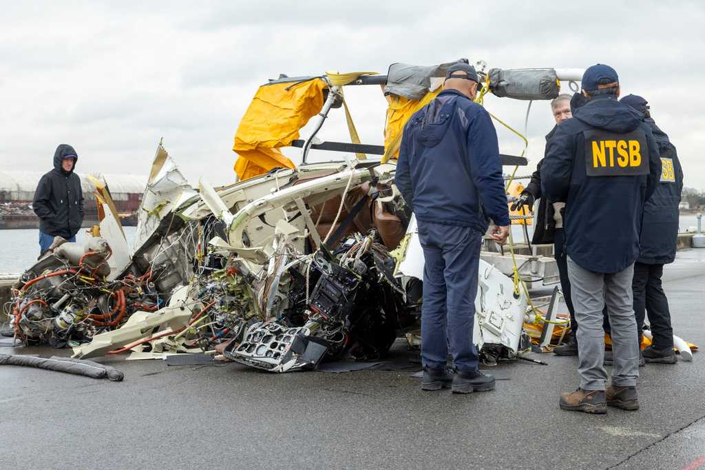 NYC sightseeing helicopter likely hit birds before its fatal plunge into Hudson River, report shows