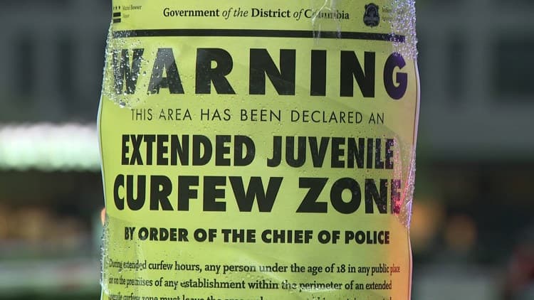 DC permanent youth curfew takes effect