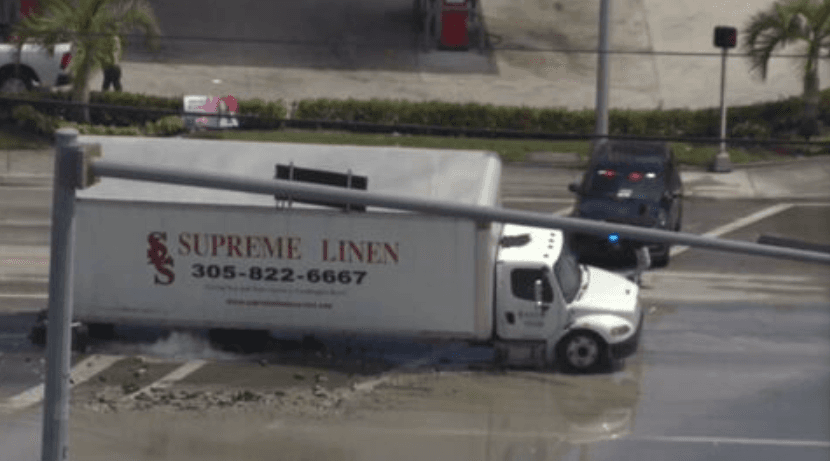 Crews continue making repairs to water main rupture in Opa-locka which triggered sinkhole